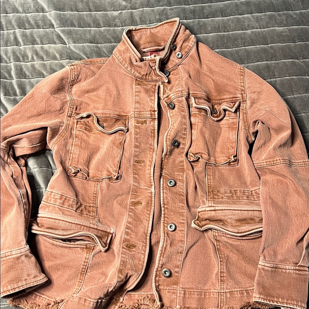 NEW Free People Military Shirt Jacket